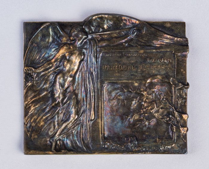 Plakette der internationalen Ausstellung der ‘Schönen Künste‘ 1897