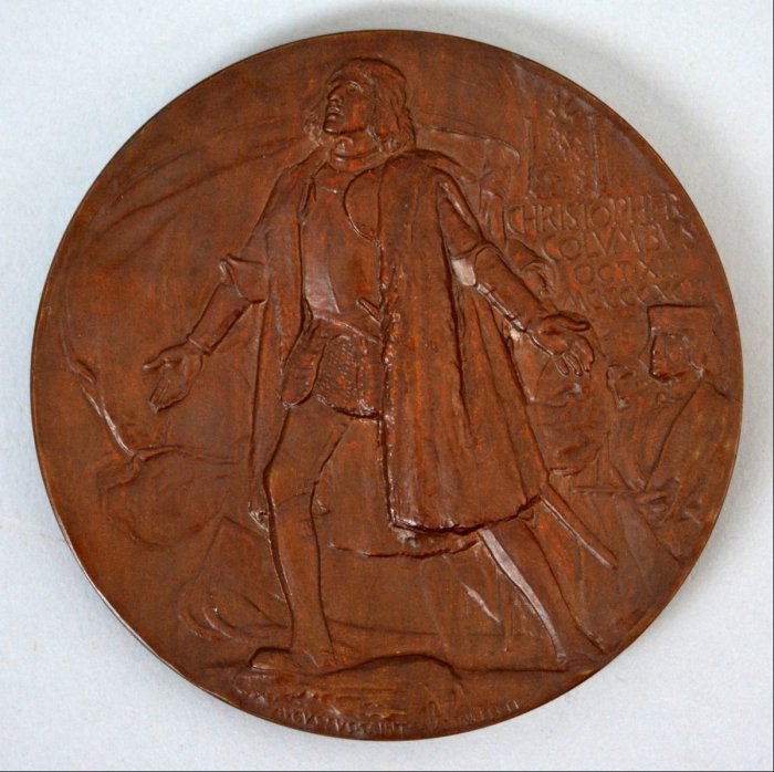 Preismedaille der Weltausstellung in Chicago für Prof. H. Herkomer