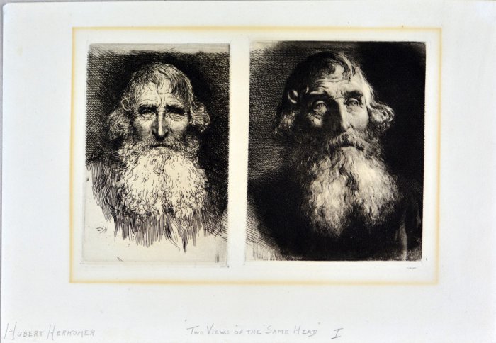 ‘Two Views of the Same Head‘- Zwei Ansichten von einem Kopf
