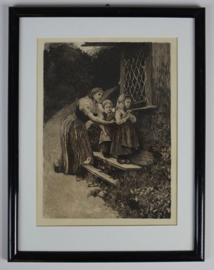 Am Bildstöckl (Frau mit zwei Kindern)