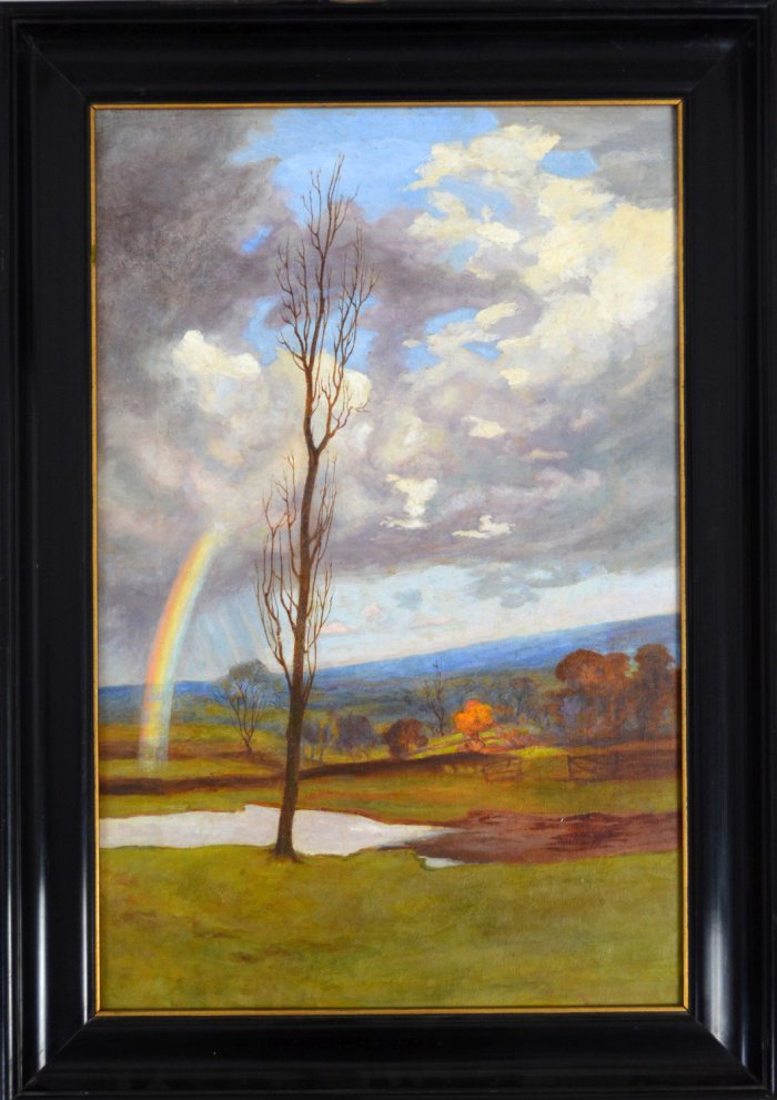 ‘Landscape with rainbow‘ - Landschaft mit Regenbogen