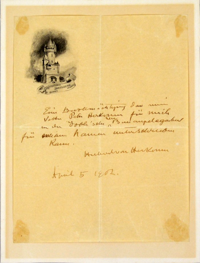 Handschriftliche Bevollmächtigung