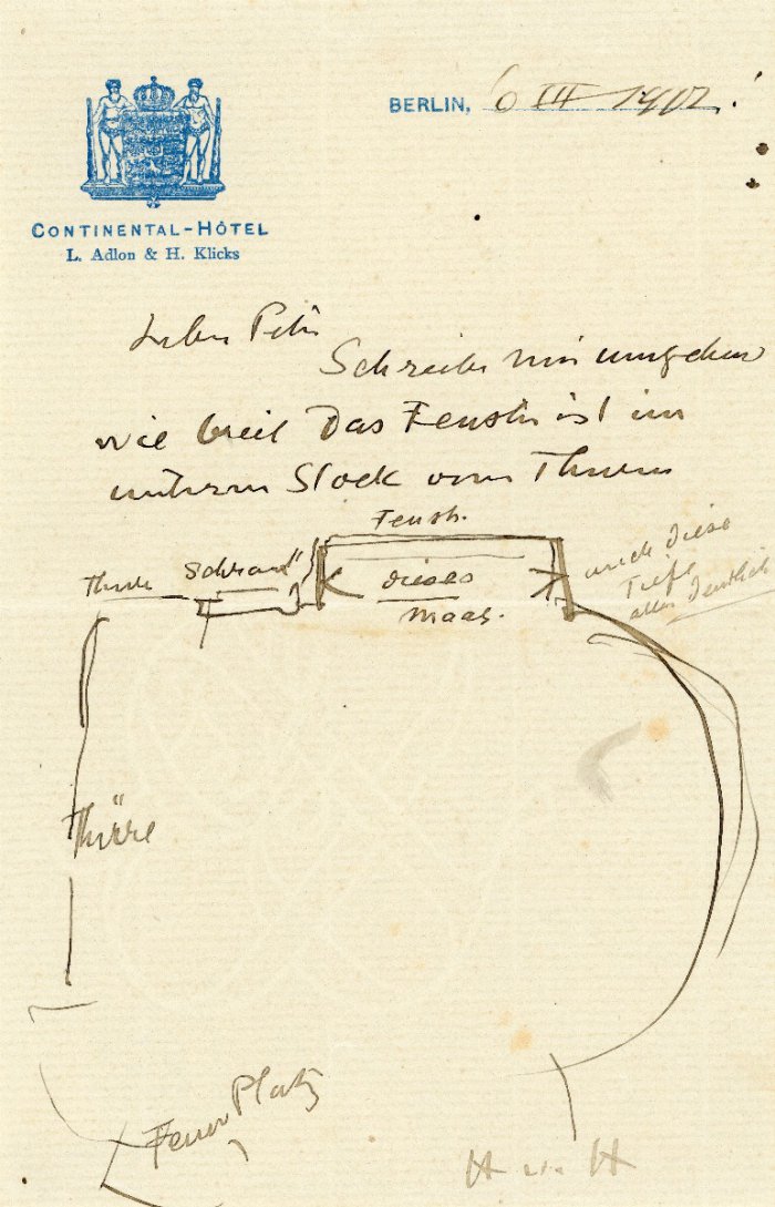 Brief an Peter Herkomer