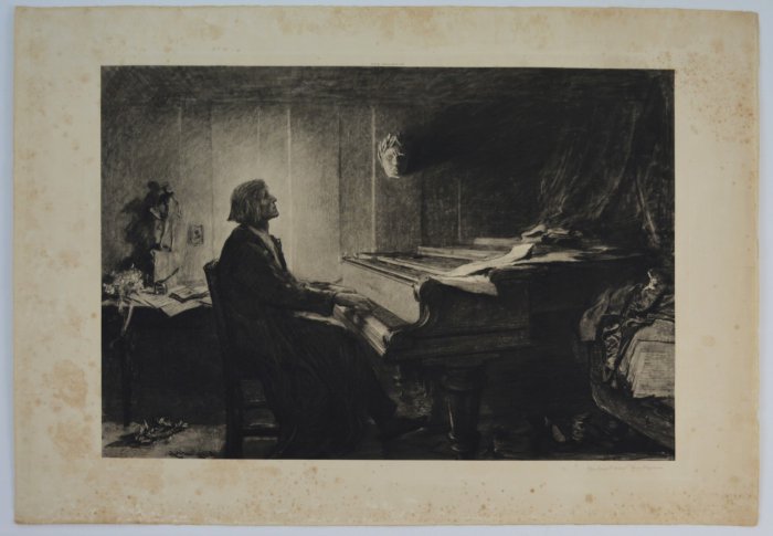 Adagio Liszt am Flügel