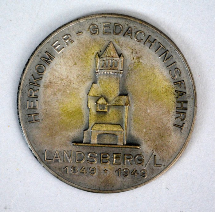 Plakette zur Herkomer-Gedächtnisfahrt 1949