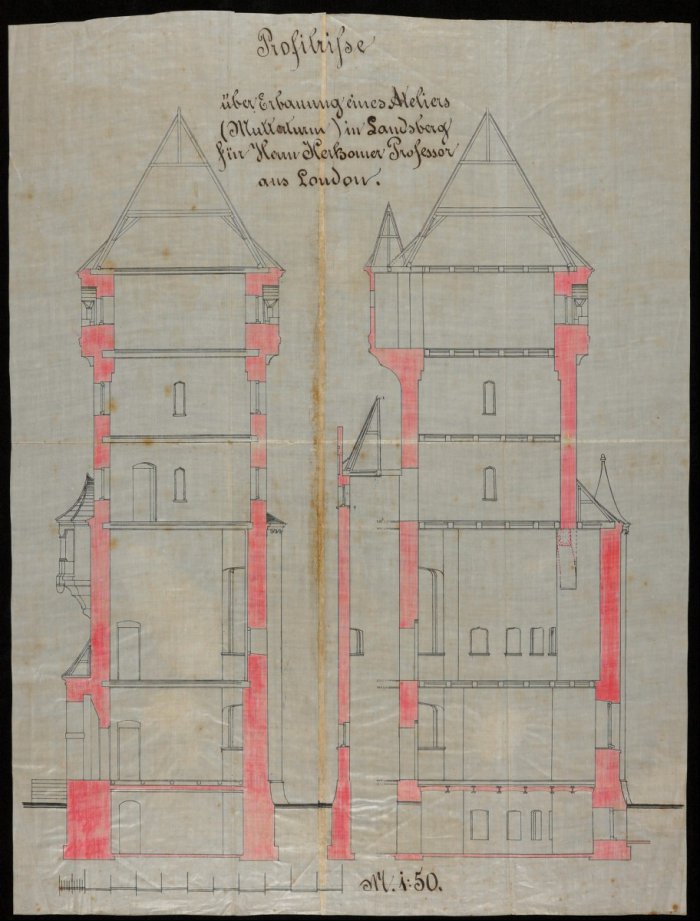 Profilansichten des Mutterturms