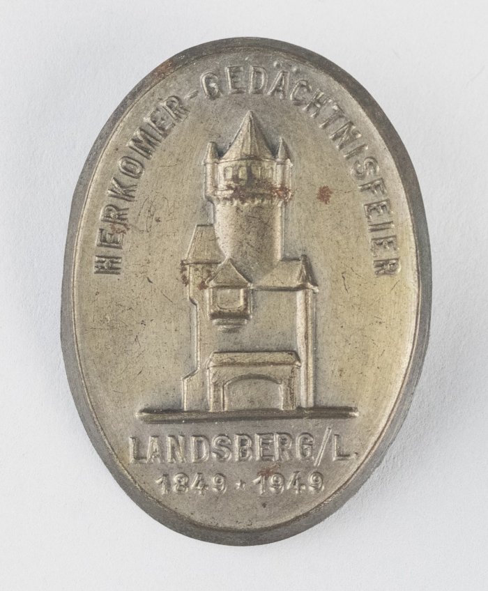 Anstecknadel zur Herkomer-Gedächtnisfeier