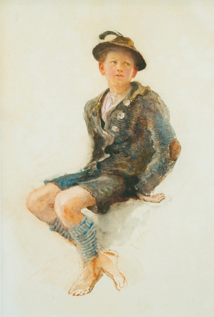 ‘The Arrest of a Poacher in the Bavarian Alps‘ - Die Verhaftung des Wilddiebs