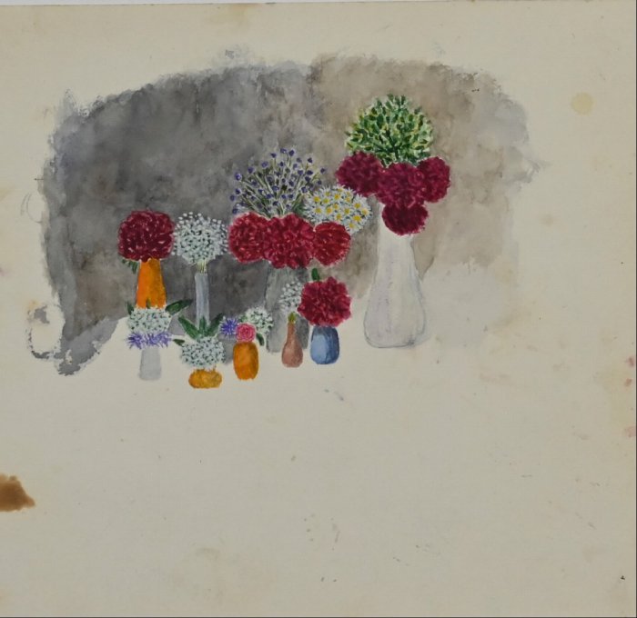 Blumen in Vasen