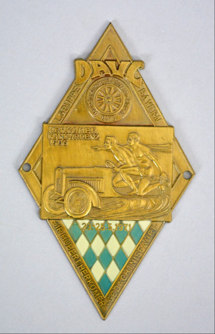 Plakette ‘Herkomer Gedächtnisfahrt‘