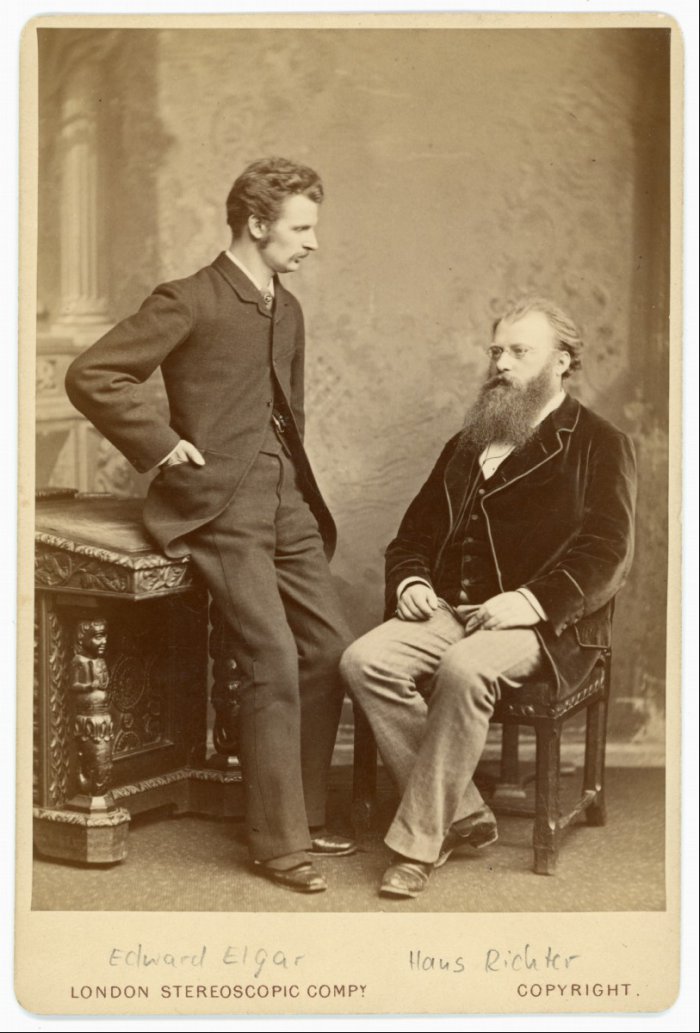 Hans Richter und Eduard Elgar