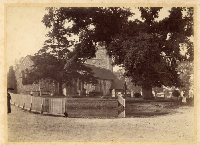 Kirche St. James in Bushey, Hertfordshire, England